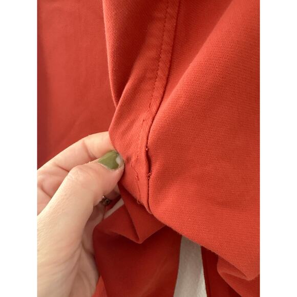 MM Lafleur The Oshima Pants Plus Size 2X Red Chili Flake Dressy Pull On Trousers - Picture 7 of 10